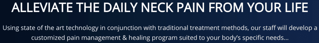 Neck Pain 3 message to Alliviate your daily back pain