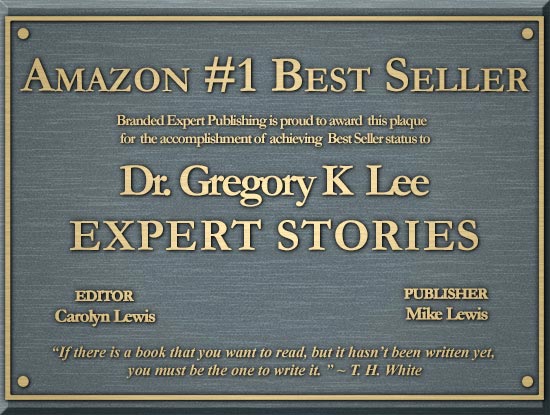 Contact Us 4 Dr. Gregory Lee has won the Amazon Award on Expert Stories