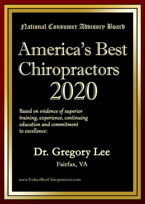 Home 3 America's Best Chiropractor 2020 Dr. Gregory Lee DC Fairfax