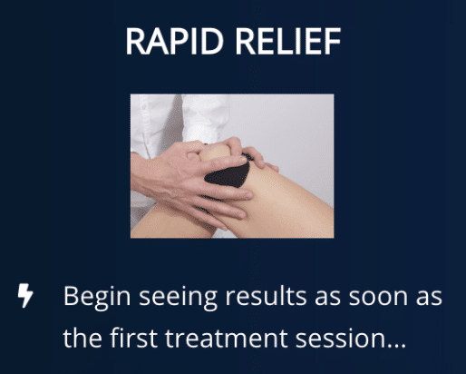 Neck Pain 5 Message to result after first treatment session