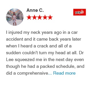 Neck Pain 26 Review by Anne on Yelp for Active Family Wellness Clinic in Fairfax,VA